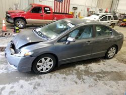 Salvage cars for sale at Mcfarland, WI auction: 2009 Honda Civic LX