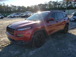 Salvage cars for sale at Ellenwood, GA auction: 2017 Jeep Cherokee Limited