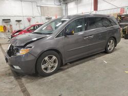 Salvage cars for sale at Mcfarland, WI auction: 2013 Honda Odyssey Touring