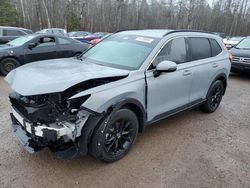 Salvage cars for sale from Copart Cookstown, ON: 2024 Honda CR-V Sport