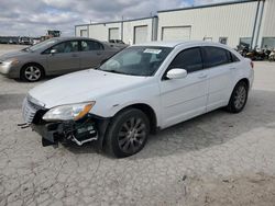 Salvage cars for sale at Kansas City, KS auction: 2012 Chrysler 200 Touring