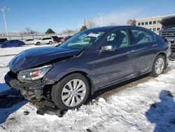 Salvage cars for sale at Littleton, CO auction: 2013 Honda Accord EXL