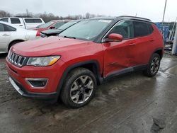 Salvage cars for sale at Duryea, PA auction: 2019 Jeep Compass Limited