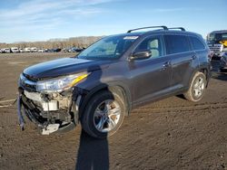 Salvage cars for sale from Copart Assonet, MA: 2015 Toyota Highlander Limited