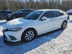 Honda salvage cars for sale: 2022 Honda Civic LX