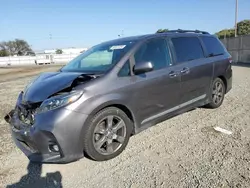 Toyota Sienna se salvage cars for sale: 2019 Toyota Sienna SE