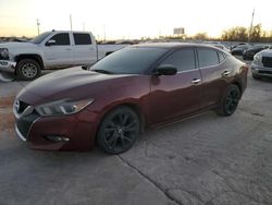 Salvage cars for sale from Copart Oklahoma City, OK: 2016 Nissan Maxima 3.5S