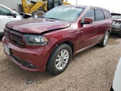 Salvage cars for sale at Houston, TX auction: 2017 Dodge Durango GT