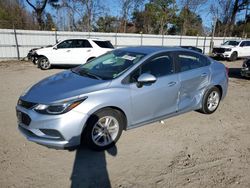 Salvage cars for sale from Copart Hampton, VA: 2017 Chevrolet Cruze LT