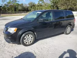 Vehiculos salvage en venta de Copart Fort Pierce, FL: 2018 Dodge Grand Caravan SE