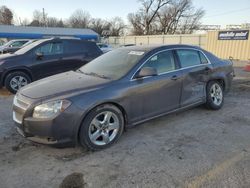 Salvage cars for sale at Wichita, KS auction: 2010 Chevrolet Malibu 1LT