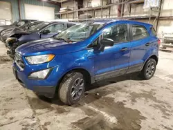 Salvage cars for sale at Eldridge, IA auction: 2018 Ford Ecosport S