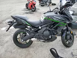 Salvage motorcycles for sale at North Billerica, MA auction: 2019 Kawasaki KLE650 F