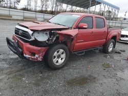 Salvage cars for sale at Spartanburg, SC auction: 2012 Toyota Tacoma Double Cab