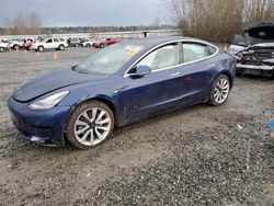 Salvage cars for sale at Arlington, WA auction: 2019 Tesla Model 3