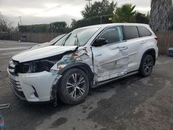 Salvage cars for sale at San Martin, CA auction: 2017 Toyota Highlander Hybrid