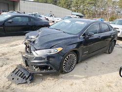 Salvage cars for sale at Seaford, DE auction: 2018 Ford Fusion TITANIUM/PLATINUM HEV