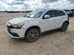 Salvage cars for sale at San Antonio, TX auction: 2016 Mitsubishi Outlander Sport ES