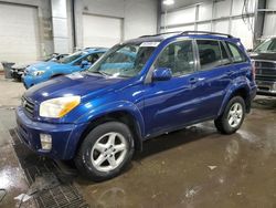 Salvage cars for sale at Ham Lake, MN auction: 2002 Toyota Rav4