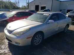 Salvage cars for sale at Savannah, GA auction: 2003 Lexus ES 300