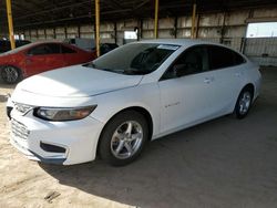 Salvage cars for sale at Phoenix, AZ auction: 2016 Chevrolet Malibu LS