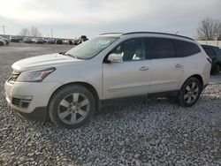 Salvage cars for sale at Wayland, MI auction: 2014 Chevrolet Traverse LTZ