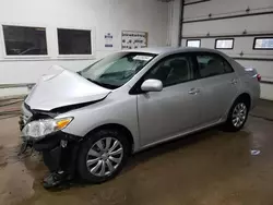 Salvage cars for sale at Blaine, MN auction: 2013 Toyota Corolla Base