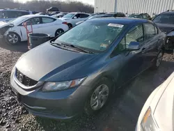 Salvage cars for sale at Windsor, NJ auction: 2013 Honda Civic LX