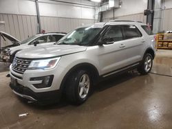 Salvage cars for sale at Casper, WY auction: 2016 Ford Explorer XLT