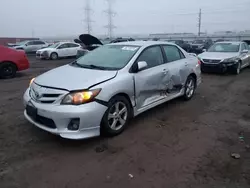 Salvage cars for sale at Elgin, IL auction: 2012 Toyota Corolla Base