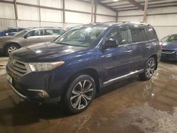 Toyota Highlander salvage cars for sale: 2012 Toyota Highlander Limited