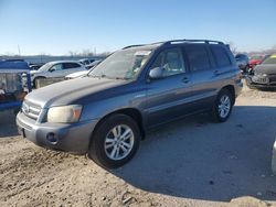 2006 Toyota Highlander Hybrid en venta en Kansas City, KS