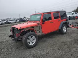 Salvage cars for sale from Copart Eugene, OR: 2013 Jeep Wrangler Unlimited Sport