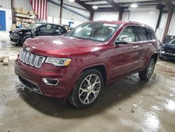 Jeep salvage cars for sale: 2021 Jeep Grand Cherokee Overland