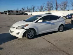 Salvage cars for sale at Bridgeton, MO auction: 2013 Hyundai Elantra GLS