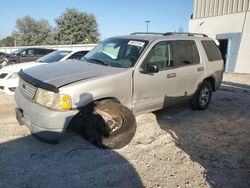 Salvage cars for sale from Copart Apopka, FL: 2002 Ford Explorer XLS