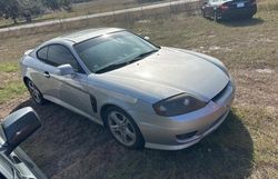 Hyundai Tiburon salvage cars for sale: 2005 Hyundai Tiburon GT