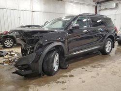 Salvage cars for sale at Franklin, WI auction: 2021 Ford Explorer XLT