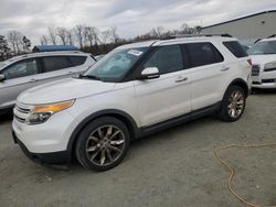 Salvage cars for sale from Copart Spartanburg, SC: 2013 Ford Explorer Limited