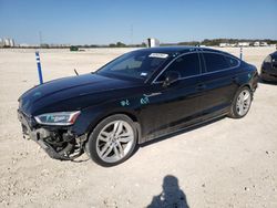 Salvage cars for sale at New Braunfels, TX auction: 2019 Audi A5 Premium