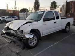 Salvage cars for sale at Wilmington, CA auction: 2002 Toyota Tacoma Xtracab