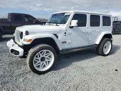 Salvage cars for sale at Riverview, FL auction: 2021 Jeep Wrangler Unlimited Sahara