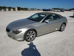 Salvage cars for sale at Arcadia, FL auction: 2007 BMW 650 I