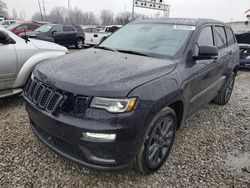 Salvage cars for sale at Columbus, OH auction: 2018 Jeep Grand Cherokee Overland