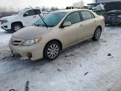 Salvage cars for sale at Wayland, MI auction: 2012 Toyota Corolla Base