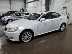 Salvage cars for sale from Copart Ham Lake, MN: 2008 Lexus IS 250