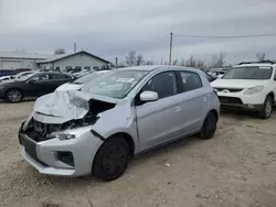 Salvage cars for sale at Pekin, IL auction: 2022 Mitsubishi Mirage ES