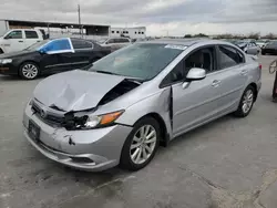 Salvage cars for sale at Grand Prairie, TX auction: 2012 Honda Civic EXL