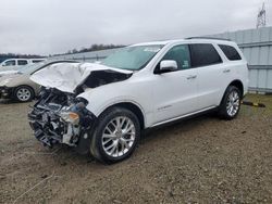 Dodge Durango Citadel salvage cars for sale: 2015 Dodge Durango Citadel