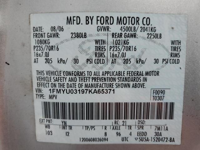 2007 Ford Escape XLT